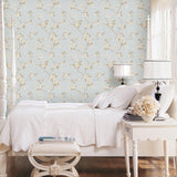 Galerie G67617 Palazzo 2 Floral Blue Wallpaper G67617 Blue Wallpaper