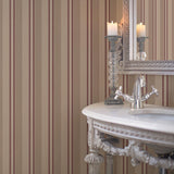 Galerie G67626 Palazzo 2 Silk Stripe Beige Wallpaper G67626 Beige Wallpaper