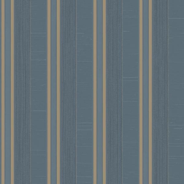 Galerie G67628 Silk Stripe Blue Wallpaper