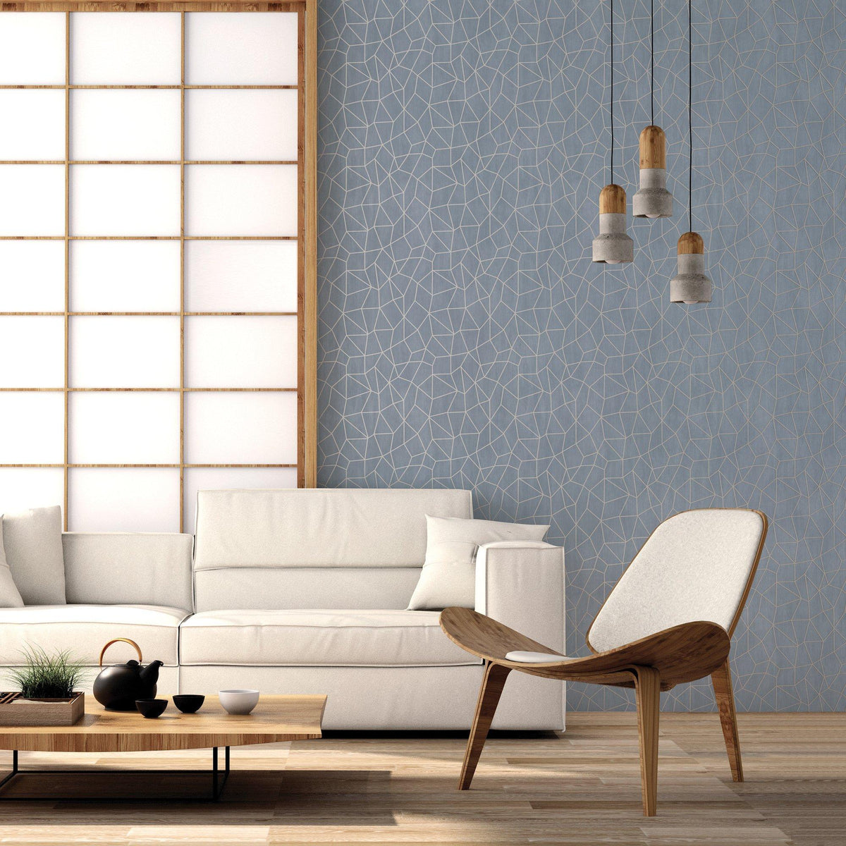 Galerie G67697 Special FX 2 Glitter Web Silver Grey Wallpaper G67697 Silver Grey Wallpaper