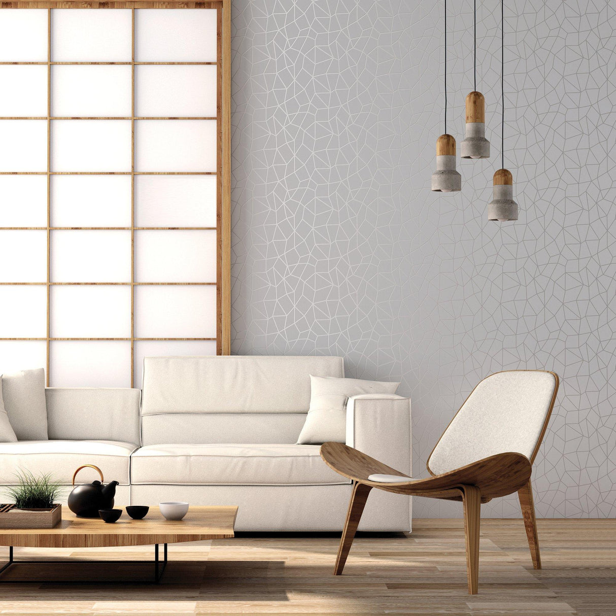 Galerie G67699 Special FX 2 Glitter Web Silver Grey Wallpaper G67699 Silver Grey Wallpaper