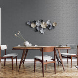 Galerie G67696 Special FX 2 Metallic Crackle Texture Silver Grey Wallpaper G67696 Silver Grey Wallpaper