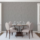 Galerie G67708 Special FX 2 Glitter Stripe Silver Grey Wallpaper G67708 Silver Grey Wallpaper