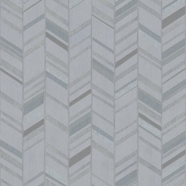 Galerie G67711 Special FX 2 Glitter Chevrons Silver Grey Wallpaper G67711 Silver Grey Wallpaper