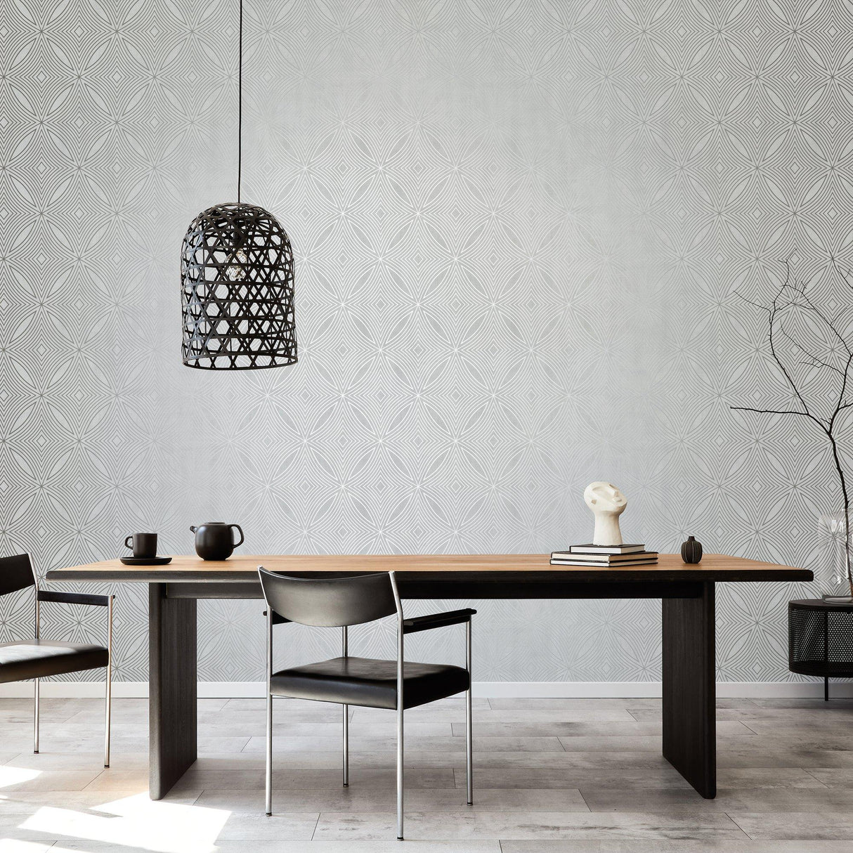 Galerie G67731 Special FX 2 Metallic Spiral Silver Grey Wallpaper G67731 Silver Grey Wallpaper