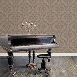 Galerie G67781 Utopia In Lay Bronze Brown Wallpaper G67781 Bronze Brown Wallpaper
