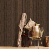 Galerie G67804 Utopia Nomed Stripe Bronze Brown Wallpaper G67804 Bronze Brown Wallpaper