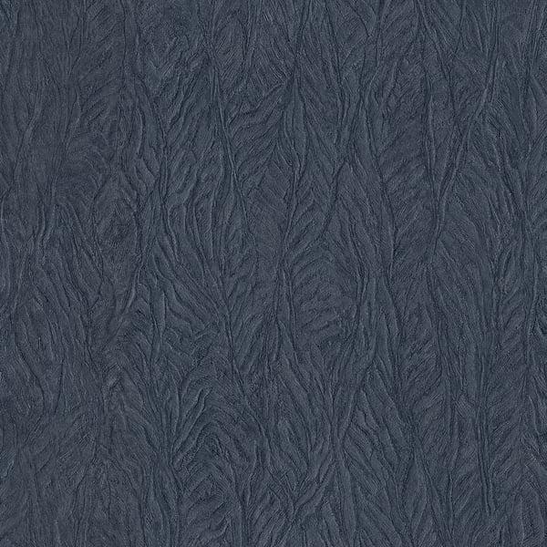 Galerie G67812 Leaf Emboss Blue Wallpaper