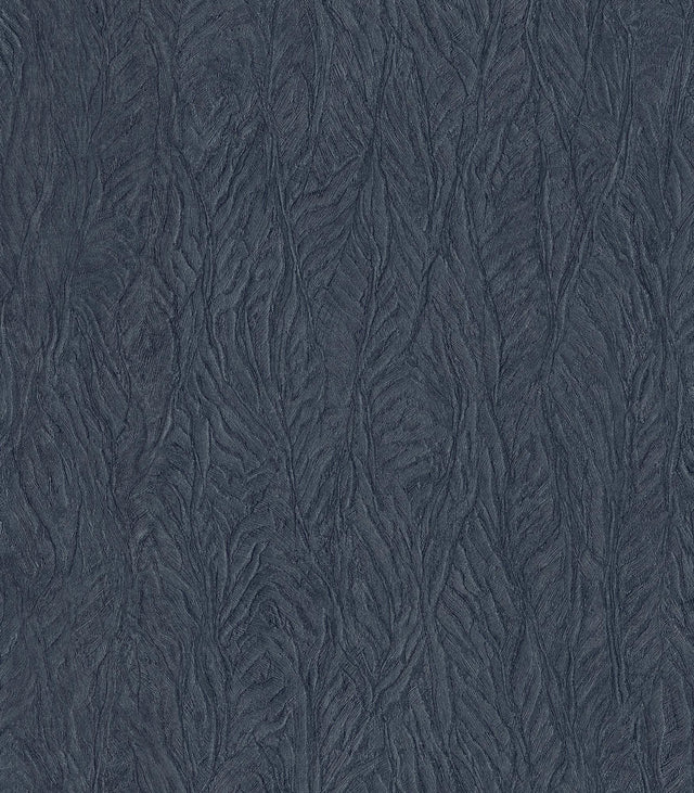 Galerie G67812 Utopia Leaf Emboss Blue Wallpaper G67812 Blue Wallpaper