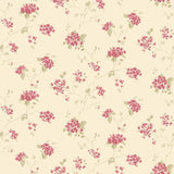 Galerie G67868 Hydrangea Trail Cream Wallpaper