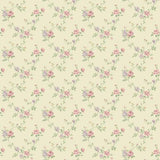 Galerie G67895 Medium Rose Trail Cream Wallpaper