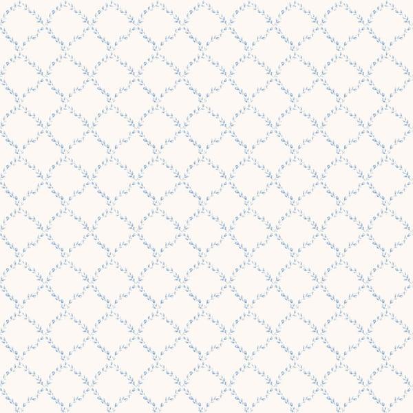 Galerie G67903 Small Rose Trail Blue Wallpaper