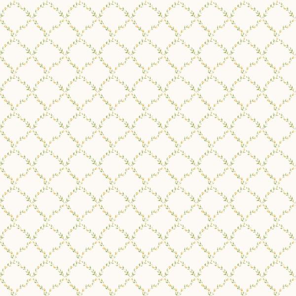 Galerie G67907 Small Rose Trail Cream Wallpaper