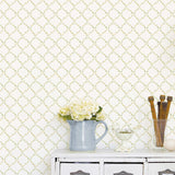 Galerie G67907 Miniatures 2 Small Rose Trail Cream Wallpaper G67907 Cream Wallpaper