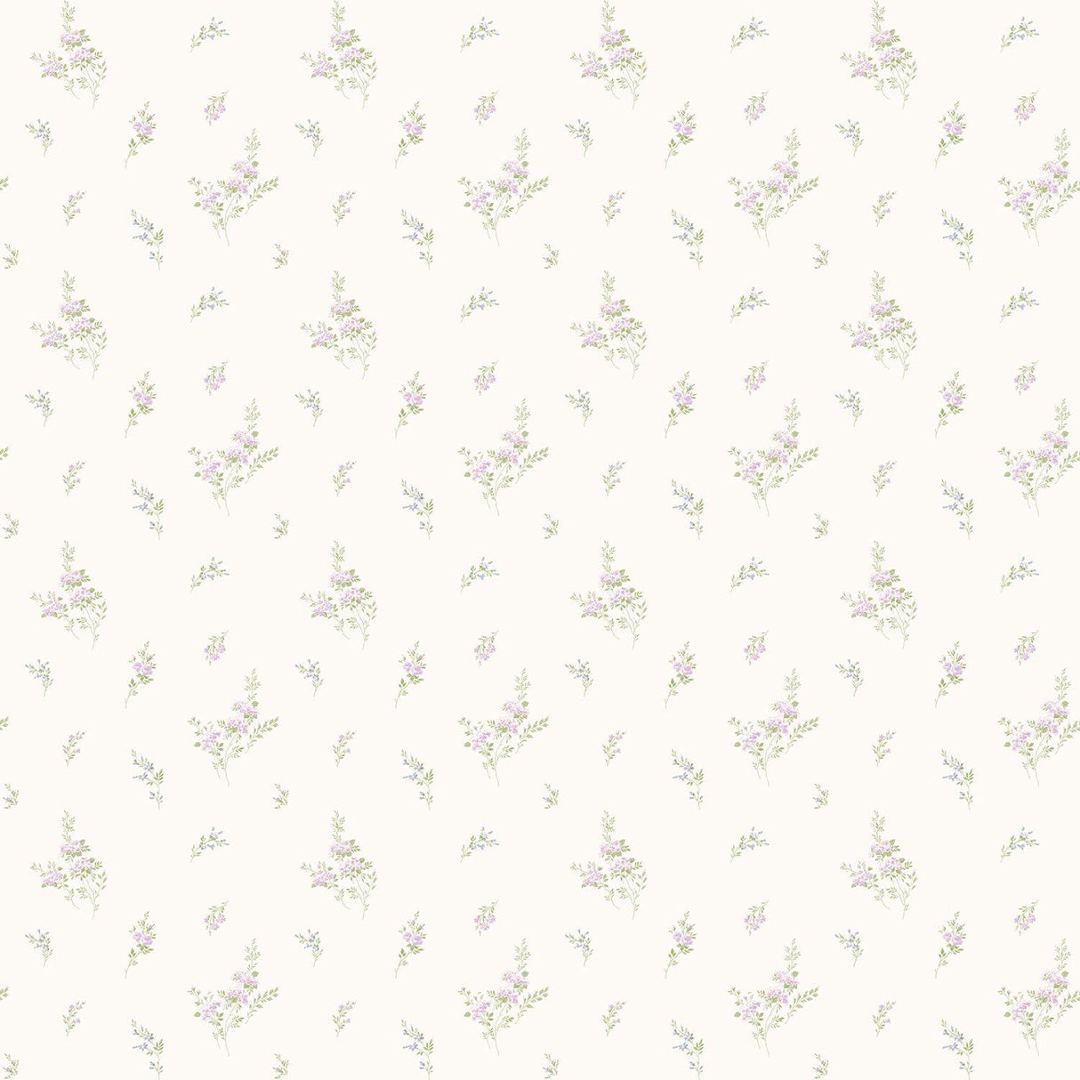 Galerie G67919 Miniatures 2 Small Floral Sprig Cream Wallpaper G67919 Cream Wallpaper
