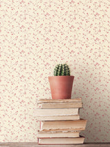 Galerie G67925 Miniatures 2 Small Floral Trail Cream Wallpaper G67925 Cream Wallpaper