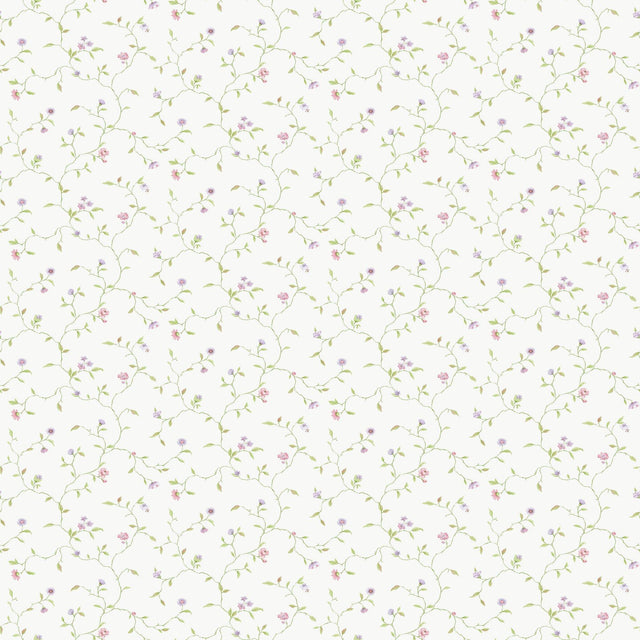 Galerie G67923 Miniatures 2 Small Floral Trail Cream Wallpaper G67923 Cream Wallpaper
