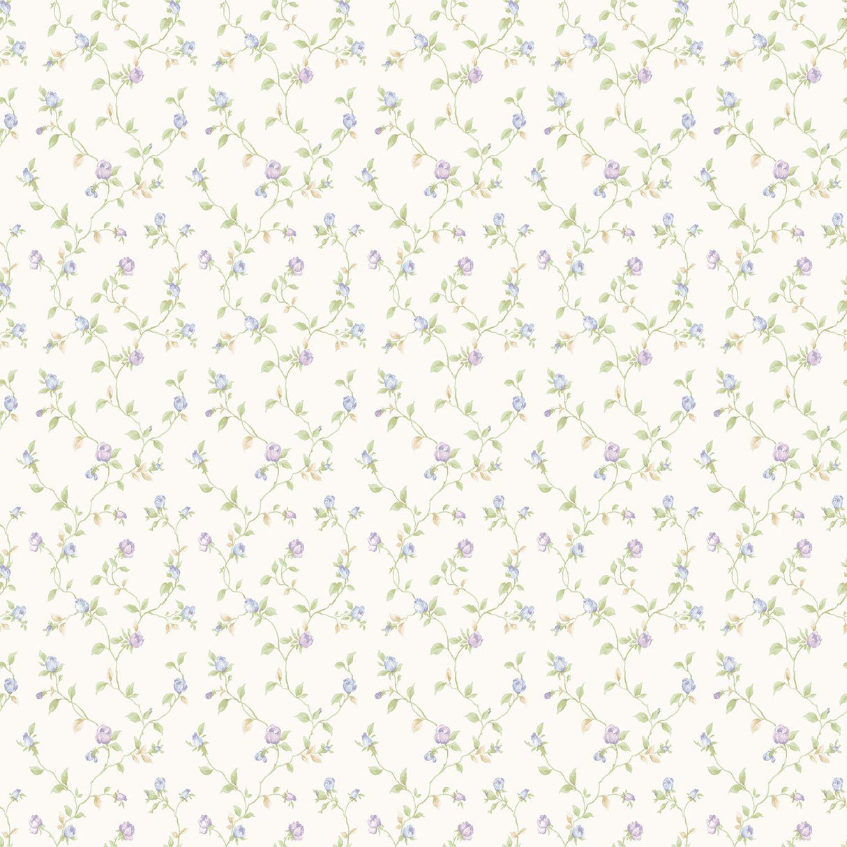 Galerie G67935 Miniatures 2 Small Rose Trail Cream Wallpaper G67935 Cream Wallpaper