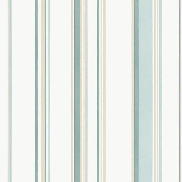 Galerie G68058 Casual Stripe Green Wallpaper