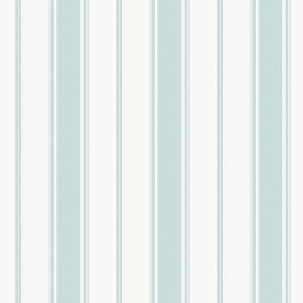 Galerie G68068 Heritage Stripe Blue Wallpaper