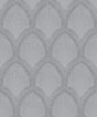 Galerie G68086 Nouveau Scallop Silver Grey Wallpaper