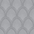 Galerie G68086 Special FX 2 Nouveau Scallop Silver Grey Wallpaper G68086 Silver Grey Wallpaper