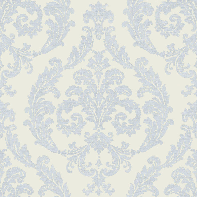 Galerie G68677 Palazzo 2 Silk Damask Blue Wallpaper G68677 Blue Wallpaper
