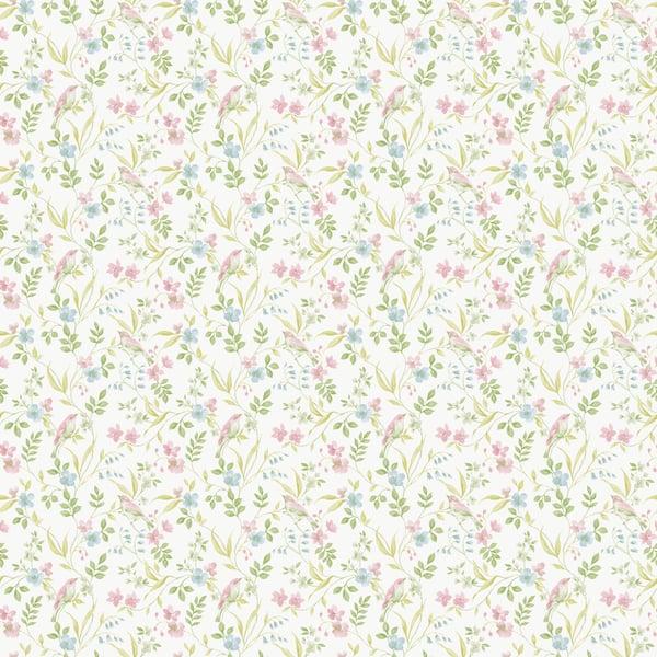 Galerie G68716 Garden Bird Green Wallpaper