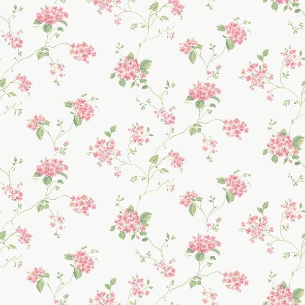 Galerie G68718 Hydrangea Trail Pink Wallpaper