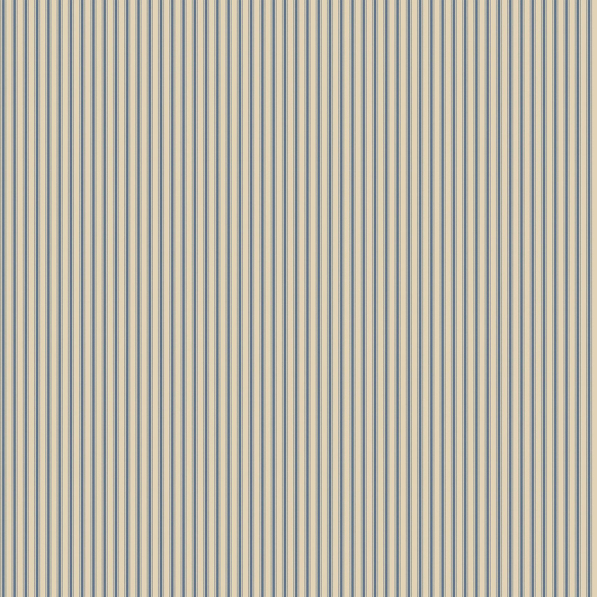Galerie G68741 Miniatures 3 Ticking Stripe Blue Wallpaper G68741 Blue Wallpaper