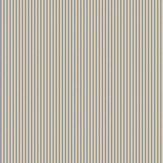 Galerie G68741 Miniatures 3 Ticking Stripe Blue Wallpaper G68741 Blue Wallpaper