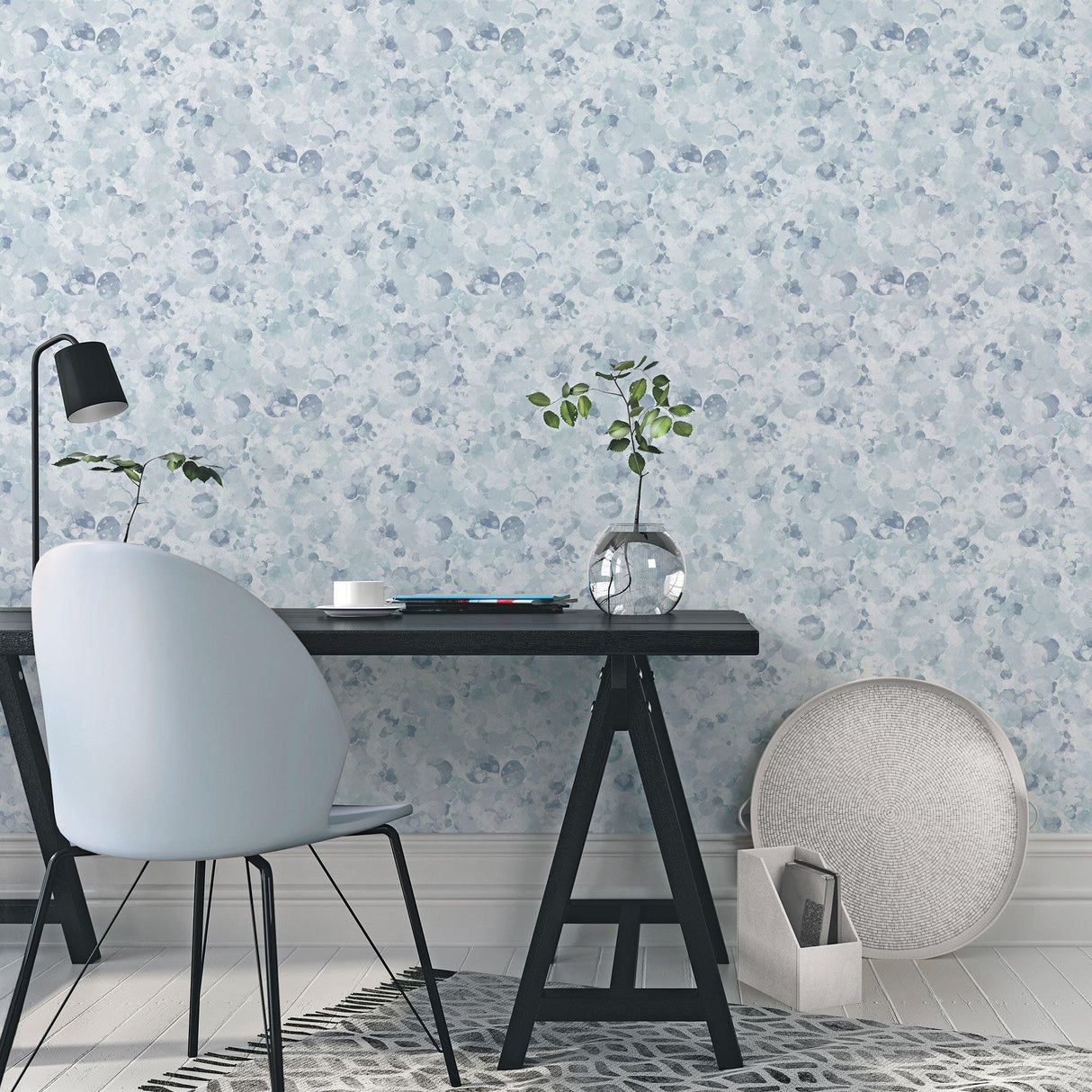 Galerie G78236 Atmosphere Bubble Up Blue Wallpaper G78236 Blue Wallpaper
