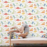 Galerie G78364 Tiny Tots 2 Dinosaurs Multi-coloured Wallpaper G78364 Multi-coloured Wallpaper