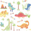 Galerie G78364 Tiny Tots 2 Dinosaurs Multi-coloured Wallpaper G78364 Multi-coloured Wallpaper
