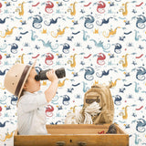Galerie G78369 Tiny Tots 2 Dragons Multi-coloured Wallpaper G78369 Multi-coloured Wallpaper