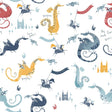 Galerie G78369 Tiny Tots 2 Dragons Multi-coloured Wallpaper G78369 Multi-coloured Wallpaper