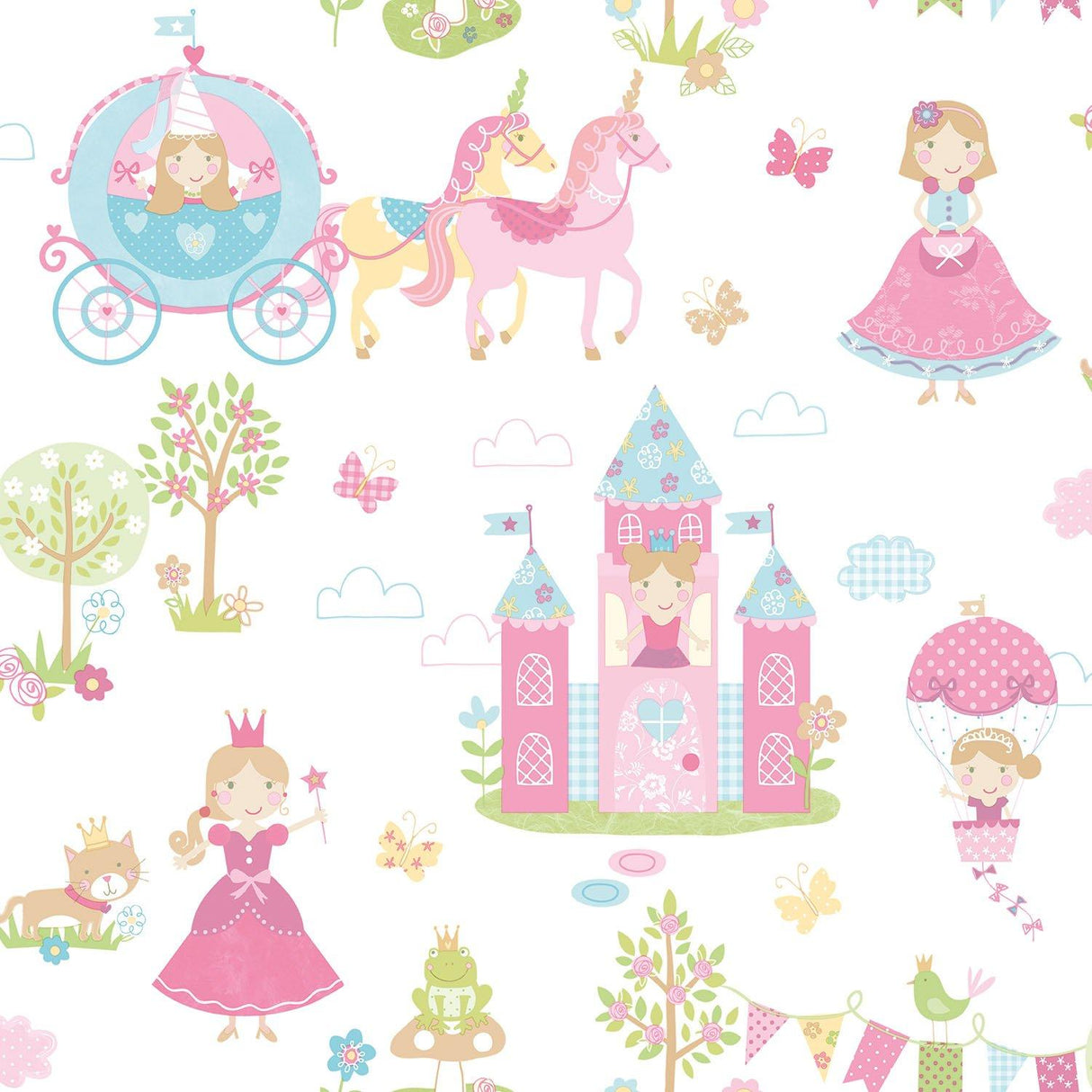 Galerie G78372 Tiny Tots 2 Fairytale Pink Wallpaper G78372 Pink Wallpaper