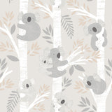 Galerie G78385 Tiny Tots 2 Koalas Beige Wallpaper G78385 Beige Wallpaper