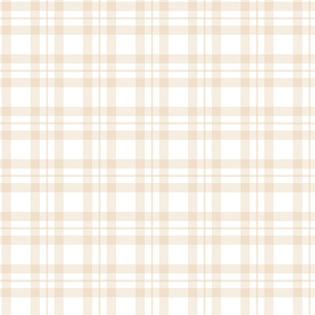 Galerie G78393 Tiny Tots 2 Plaid Beige Wallpaper G78393 Beige Wallpaper
