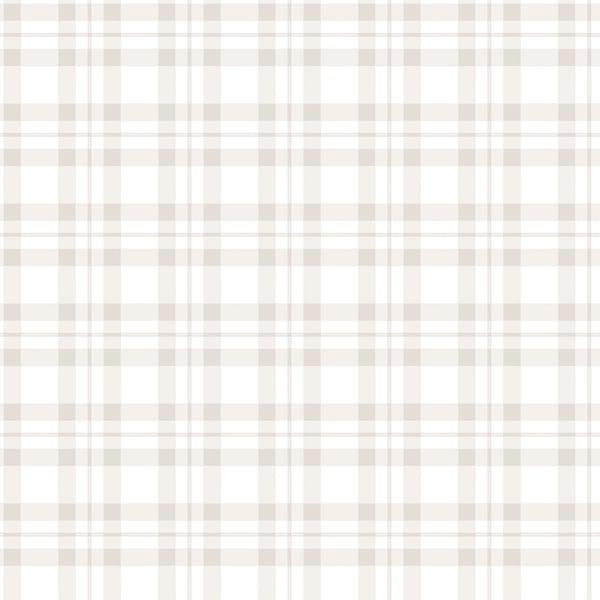 Galerie G78394 Plaid Silver Grey Wallpaper