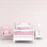 Galerie G78396 Tiny Tots 2 Plaid Pink Wallpaper G78396 Pink Wallpaper
