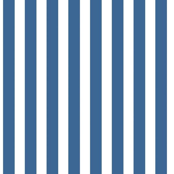 Galerie G78400 Regency Stripe Blue Wallpaper