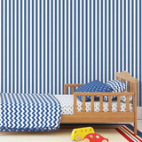 Galerie G78400 Tiny Tots 2 Regency Stripe Blue Wallpaper G78400 Blue Wallpaper