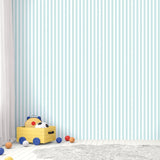 Galerie G78406 Tiny Tots 2 Regency Stripe Blue Wallpaper G78406 Blue Wallpaper
