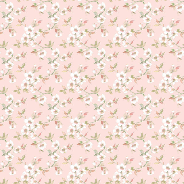 Galerie G78487 Secret Garden Anenome Mini Pink Wallpaper G78487 Pink Wallpaper