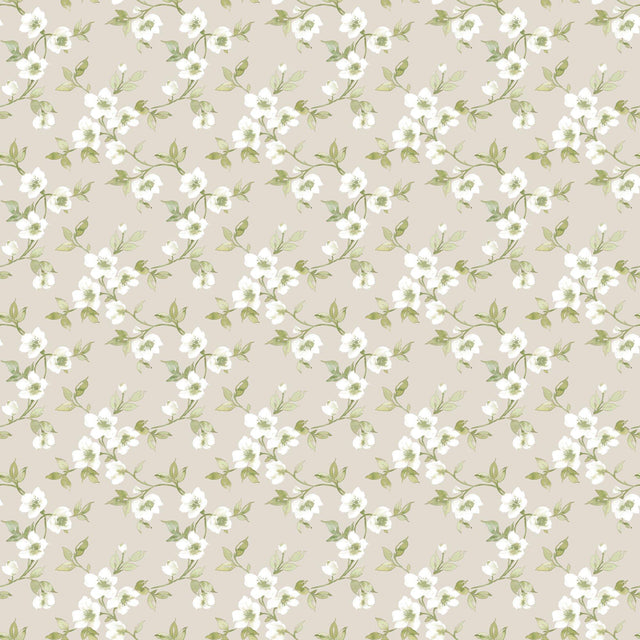 Galerie G78488 Secret Garden Anenome Mini Green Wallpaper G78488 Green Wallpaper