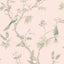 Galerie G78493 Secret Garden Classic Bird Trail Pink Wallpaper G78493 Pink Wallpaper