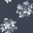 Galerie G78498 Secret Garden Classic Bouquet Blue Wallpaper G78498 Blue Wallpaper