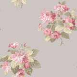 Galerie G78501 Secret Garden Classic Bouquet Pink Wallpaper G78501 Pink Wallpaper