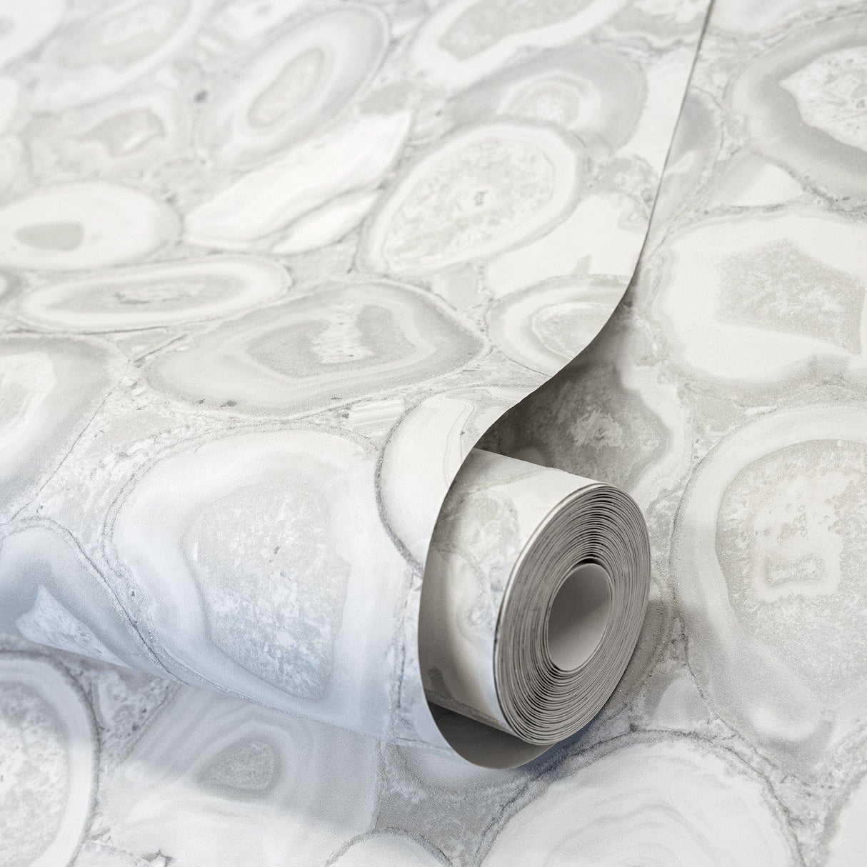 Galerie GH51221-23 Pepper Agate Silver Grey Wallpaper GH51221-23 Silver Grey Wallpaper